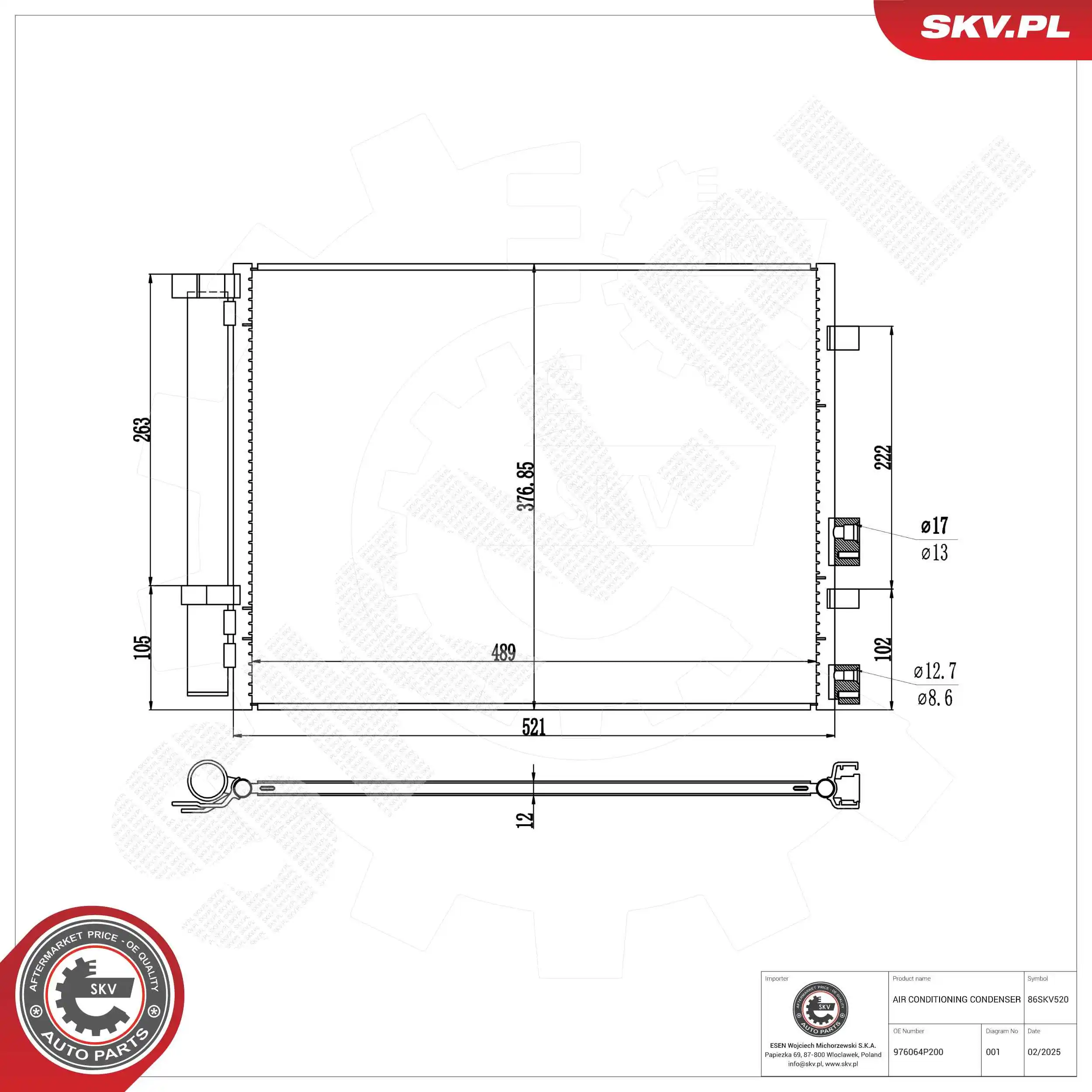 Condenser, air conditioning